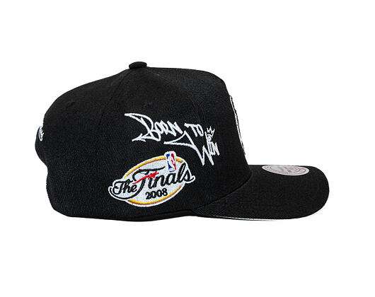Kappe Mitchell & Ness - NBA Born To Win Pro Snapback - Boston Celtics - Black