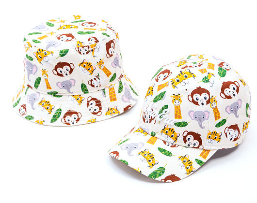 Kinder Bucket Mütze New Era - Branded Kids AOP Bucket - Stone