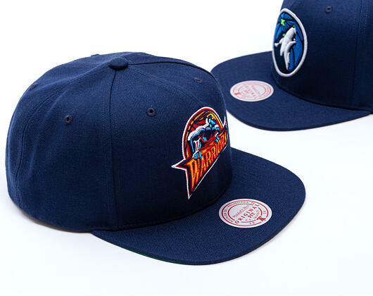 Kappe Mitchell & Ness - NBA Team Ground 2.0 Snapback HWC - Golden State Warriors - Navy