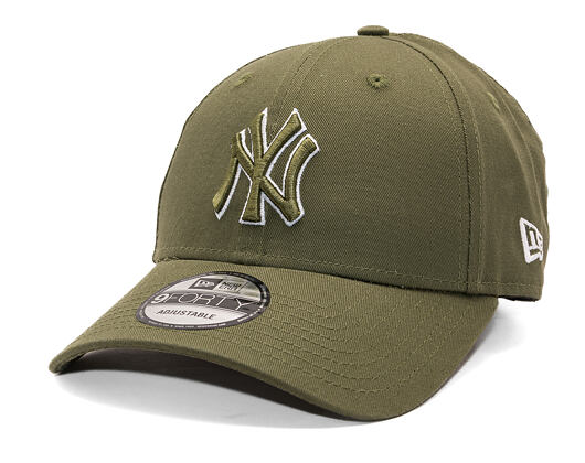 Kappe New Era - MLB Outline 9FORTY - NY Yankees - New Olive