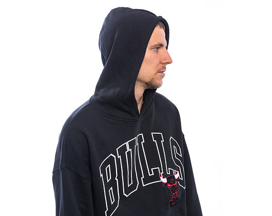 Pullover Mitchell & Ness - NBA Logo Over Hoodie - Chicago Bulls - Black