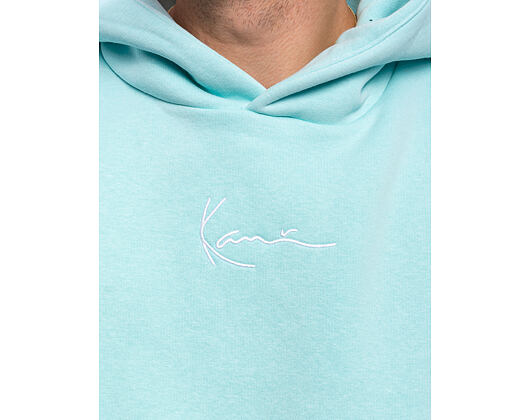 Pullover Karl Kani - Small Signature Essential OS Hoodie - Light Blue