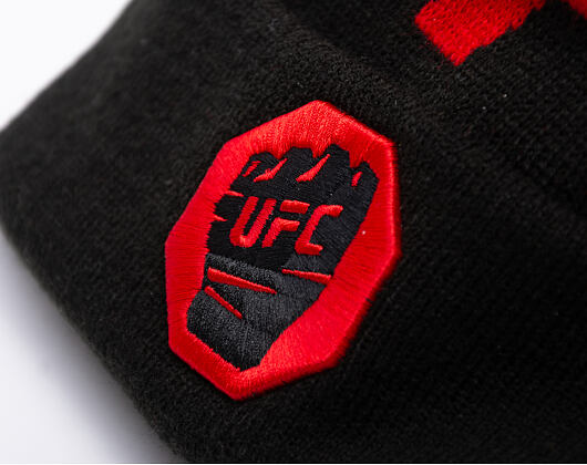 Mütze New Era - UFC MMA Core Cuff Beanie - Black / Scarlet