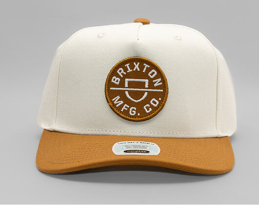 Kappe Brixton - Crest C Mp Snapback - Washed Copper/Off White