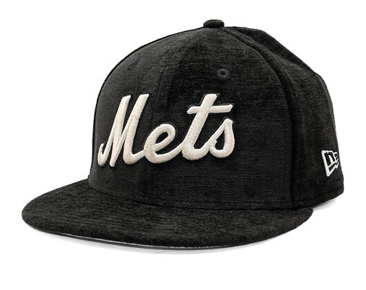 Kappe New Era - "MLB 59FIFTY Day - Velour" - NY Mets - Black