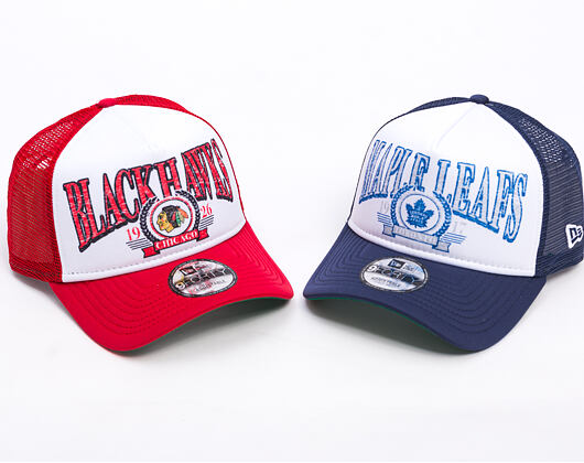 Kappe New Era -  9FORTY A-Frame NHL Distressed - Chicago Blackhawks - Team Color