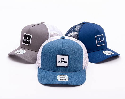 Kappe Brixton - Alpha Block X C Mp Mesh Cap - Denim/White