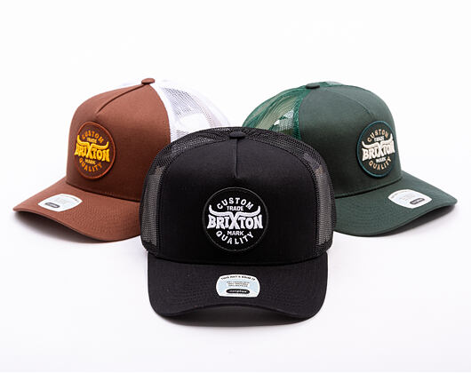 Kappe Brixton - Gibson C Np Mp Trucker Hat - Black/Black