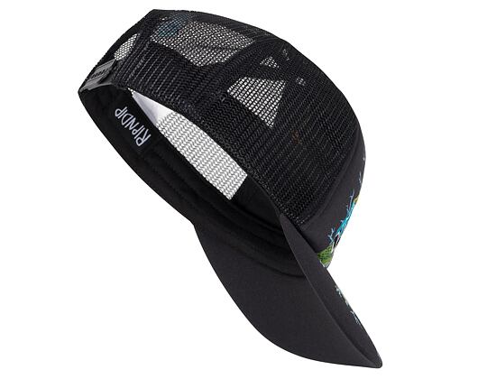 Kappe Rip N Dip - Skull And Bones Trucker Hat Black