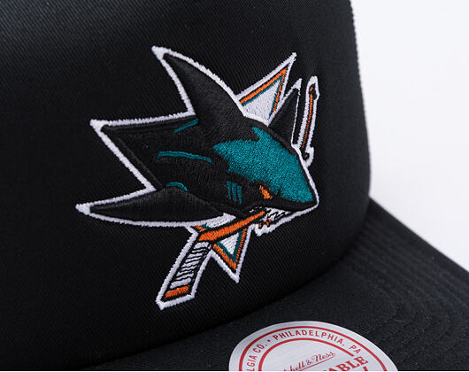 Kappe Mitchell & Ness - Evergreen Trucker - San Jose Sharks - Black