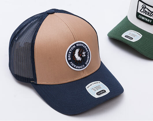 Kappe Brixton - Rival Stamp X Mp Mesh Cap - Washed Navy/Washed Navy