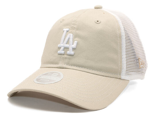 Damen Kappe New Era - MLB Washed & Mesh 9TWENTY - LA Dodgers - Stone