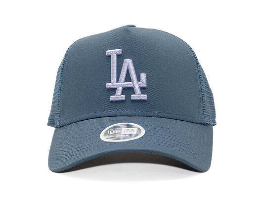 Damen Kappe New Era - MLB League Essential 9FORTY Trucker - LA Dodgers - Muted Indigo / Lavende
