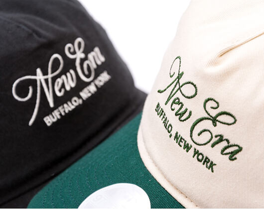 Damen Kappe New Era - A-Frame Cursive Script 9TWENTY A-Frame - Schwarz / Weiß