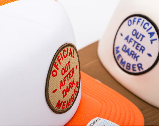 Kappe Brixton - Out After Dark Np Hp Trucker H - Tangerine/Off White