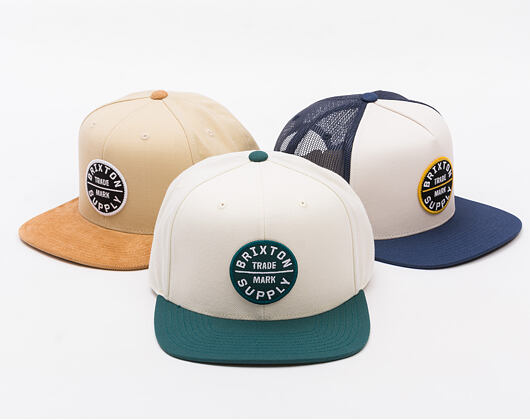 Kappe Brixton - Oath Iii Snapback - Off White/Night Sage