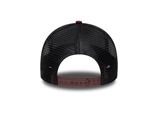 Kappe New Era - Buffalo Patch 9FORTY Trucker - Burgundy / Muted Indigo