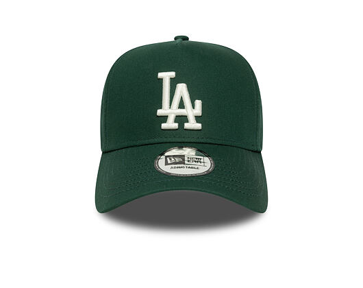 Kappe New Era - MLB League Essential 9FORTY A-Frame - LA Dodgers - Dark Green / Cream