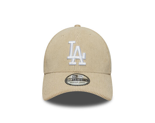 Kappe New Era - MLB Seasonal Cord 39THIRTY - LA Dodgers - Cream