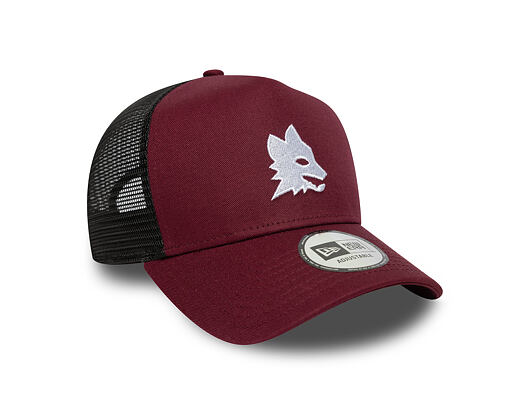 Kappe New Era - Seasonal 9FORTY Trucker - AS Roma - Burgundy