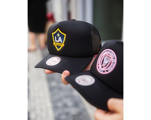 Kappe Mitchell & Ness - Hidden Trucker - Los Angeles Galaxy - Black