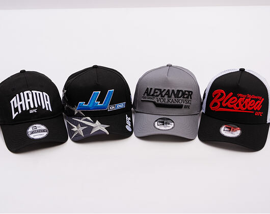 Kappe New Era - UFC MMA Jon Jones 9FORTY A-Frame - Black / Grey