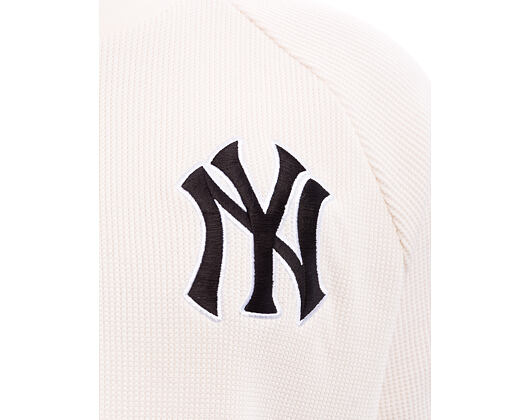 T-Shirt New Era - MLB Waffle Tee - NY Yankees - Off White