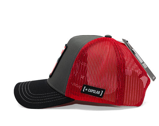 Kappe Capslab - Smurfs Trucker - Strong - Black / Red