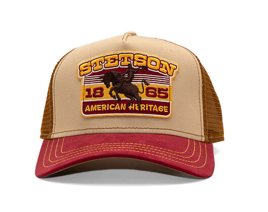 Kappe Stetson - Trucker Cap Rodeo - Wine/Beige