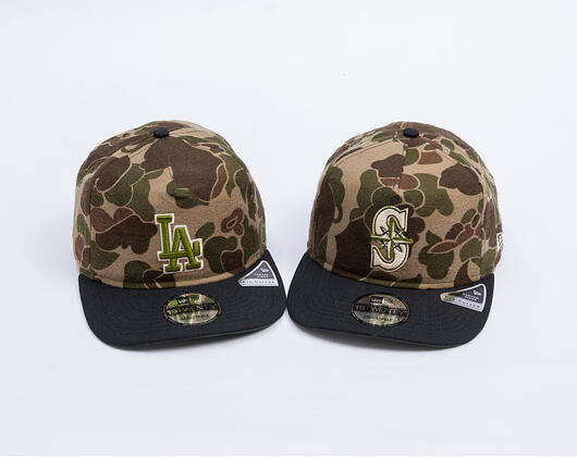 Kappe New Era "Three Looms × MLB Wool Duck Camo" 19TWENTY - Seattle Mariners