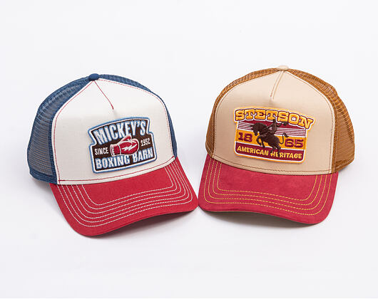 Kappe Stetson - Trucker Cap Rodeo - Wine/Beige