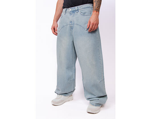 Hose Karl Kani - Og K Washed Western Relaxed Baggy Jeans - Blue