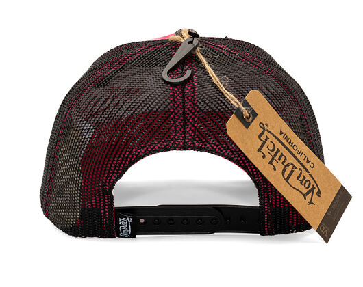 Kappe Von Dutch - Trucker - Rubber Logo Pink/Black