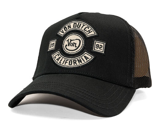 Kappe Von Dutch - Trucker - MC Logo - Black/Black