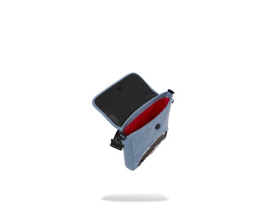 Bauchtasche Sprayground - Denim Shark Messenger Sling 