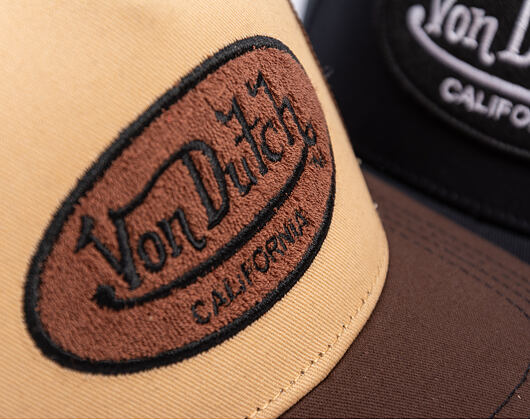 Kappe Von Dutch - Trucker - Terry Logo - Brown/Beige