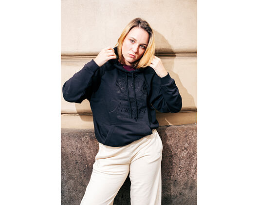 Damen Pullover New Era - Crest Hoodie - Black