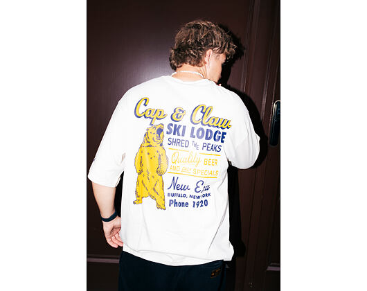 T-Shirt New Era - Wild Graphic Tee - Cream