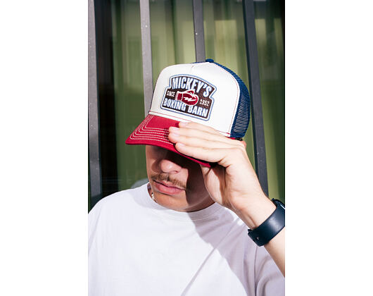 Kappe Stetson - Trucker Cap Boxing Barn by JJ Hats - Wine/White