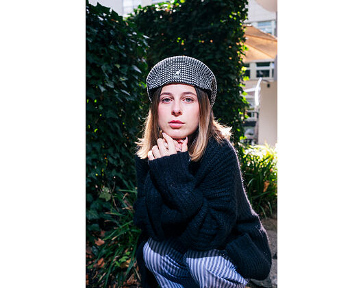 Kangol - Grid Knit 504 Flatcap - Black