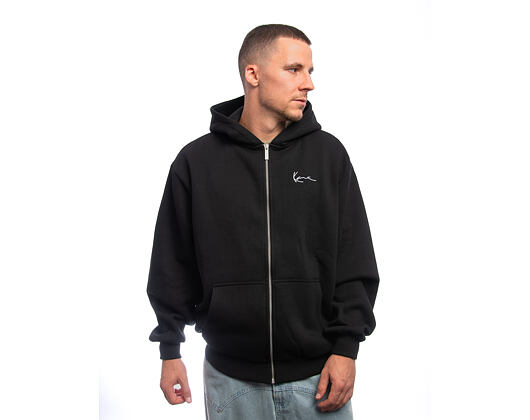 Pullover Karl Kani - Chest Signature Essential Oversized Zip Hoodie - Black