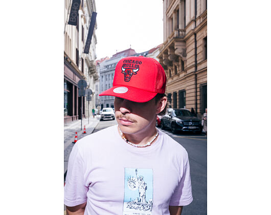 Kappe Mitchell & Ness - Evergreen Trucker - Chicago Bulls - Red
