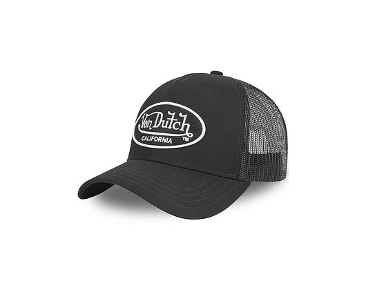 Kappe Von Dutch - Trucker - Cali Brushed Patch - Schwarz