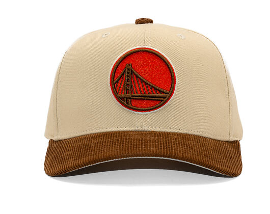 Kappe Mitchell & Ness - Tawny Pro Crown - Golden State Warriors - Sand/Brown