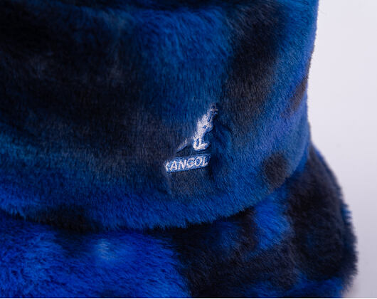 Kangol - Faux Fur Bucket - Blue Iridescent Clouds