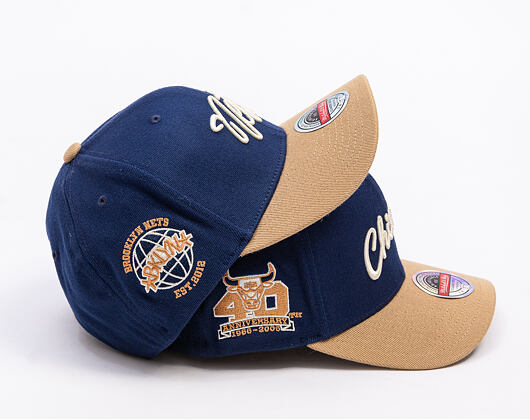 Kappe Mitchell & Ness - Sand Storm Classic Red - Chicago Bulls - Navy/Sand