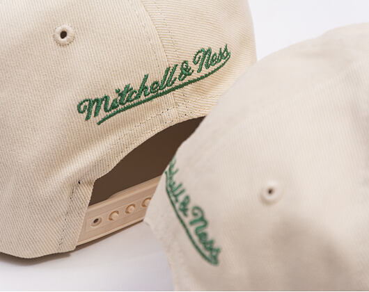 Kappe Mitchell & Ness - Green Orange Pro Crown - Brooklyn Nets - Sand/Green