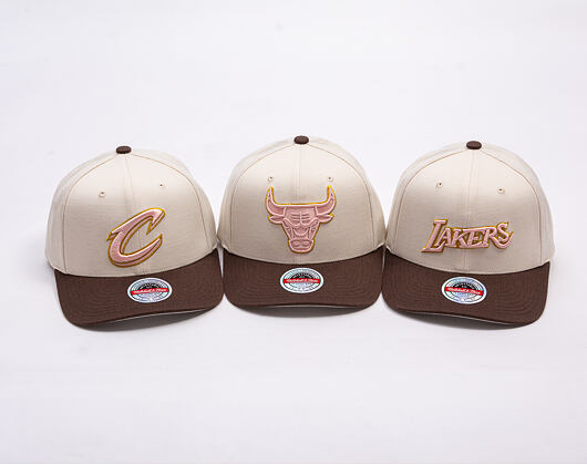 Kappe Mitchell & Ness - Blush Sand Classic Red - Cleveland Cavaliers - Sand/Brown