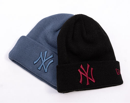 Kinder Mütze New Era - MLB League Essential - NY Yankees - Black / Burgundy