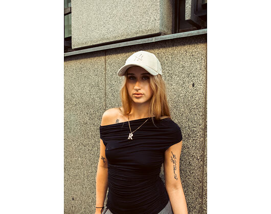 Damen Kappe New Era - MLB Cord 9FORTY - NY Yankees - Stone